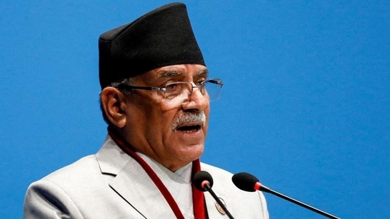 Nepal's Prime Minister Pushpa Kamal Dahal, also known as Prachanda,