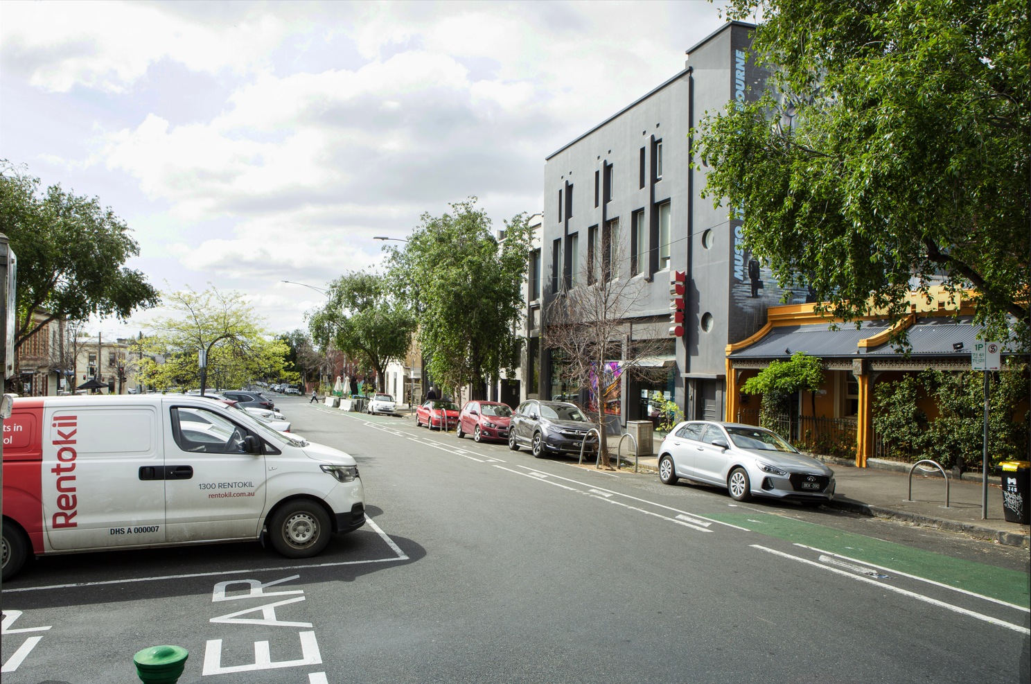 There is potential to reallocate much of the on-street parking to off-street lots in Melbourne, researchers say. (Photo courtesy ASPECT Studios) There is potential to reallocate much of the on-street parking to off-street lots in Melbourne, researchers say. (Photo courtesy ASPECT Studios)