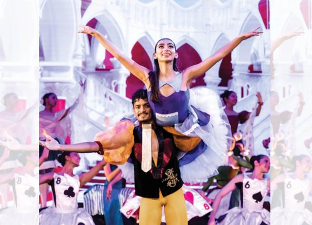 Last year, Saraswati performed his first duet in Alice, the ballet version of Alice’s Adventures in Wonderland.