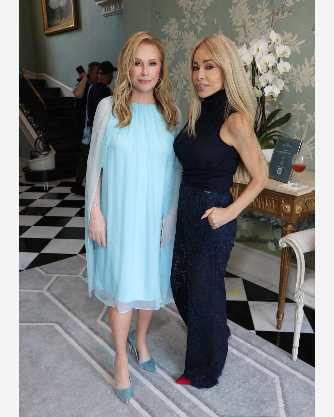 Kathy Hilton and Faye Resnick at the former's launch of Ruggable x The Hilton collection collection in June 2024. (Instagram / @fayeresnick)