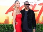 Paige Butcher and Eddie Murphy last month at the Los Angeles Premiere Of Netflix's Beverly Hills Cop: Axel F.