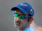 Gautam Gambhir during a practice session at Narendra Modi Stadium, in Ahmedabad Gautam Gambhir during a practice session at Narendra Modi Stadium, in Ahmedabad