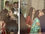 Aishwarya Rai and daughter Aaradhya Bachchan greet Rekha Aishwarya Rai and daughter Aaradhya Bachchan greet Rekha
