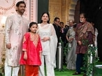 Amitabh Bachchan waited patiently for MS Dhoni at Ambani Shubh Aashirwad. Amitabh Bachchan waited patiently for MS Dhoni at Ambani Shubh Aashirwad.