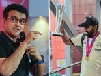 Sourav Ganguly (L) had convinced Rohit Sharma into taking up India's captaincy after Virat Kohli stepped down. Sourav Ganguly (L) had convinced Rohit Sharma into taking up India's captaincy after Virat Kohli stepped down.