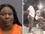 Stephanie Pedroso, 36, was arrested for inciting a 500-person riot at a Florida rink after her daughter's birthday party was cancelled(Instagram) Stephanie Pedroso, 36, was arrested for inciting a 500-person riot at a Florida rink after her daughter's birthday party was cancelled(Instagram)