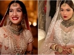 Radhika Merchant wore her sister Anjali Merchant's wedding jewellery to marry Anant Ambani. Radhika Merchant wore her sister Anjali Merchant's wedding jewellery to marry Anant Ambani.