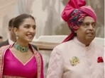 Radhika Merchant didn't miss out on the baraat fun at her wedding, thanks to dad-in-law Mukesh Ambani.