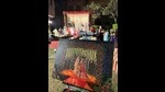A live painting created by lawyer-turned-artist Noor. A live painting created by lawyer-turned-artist Noor.