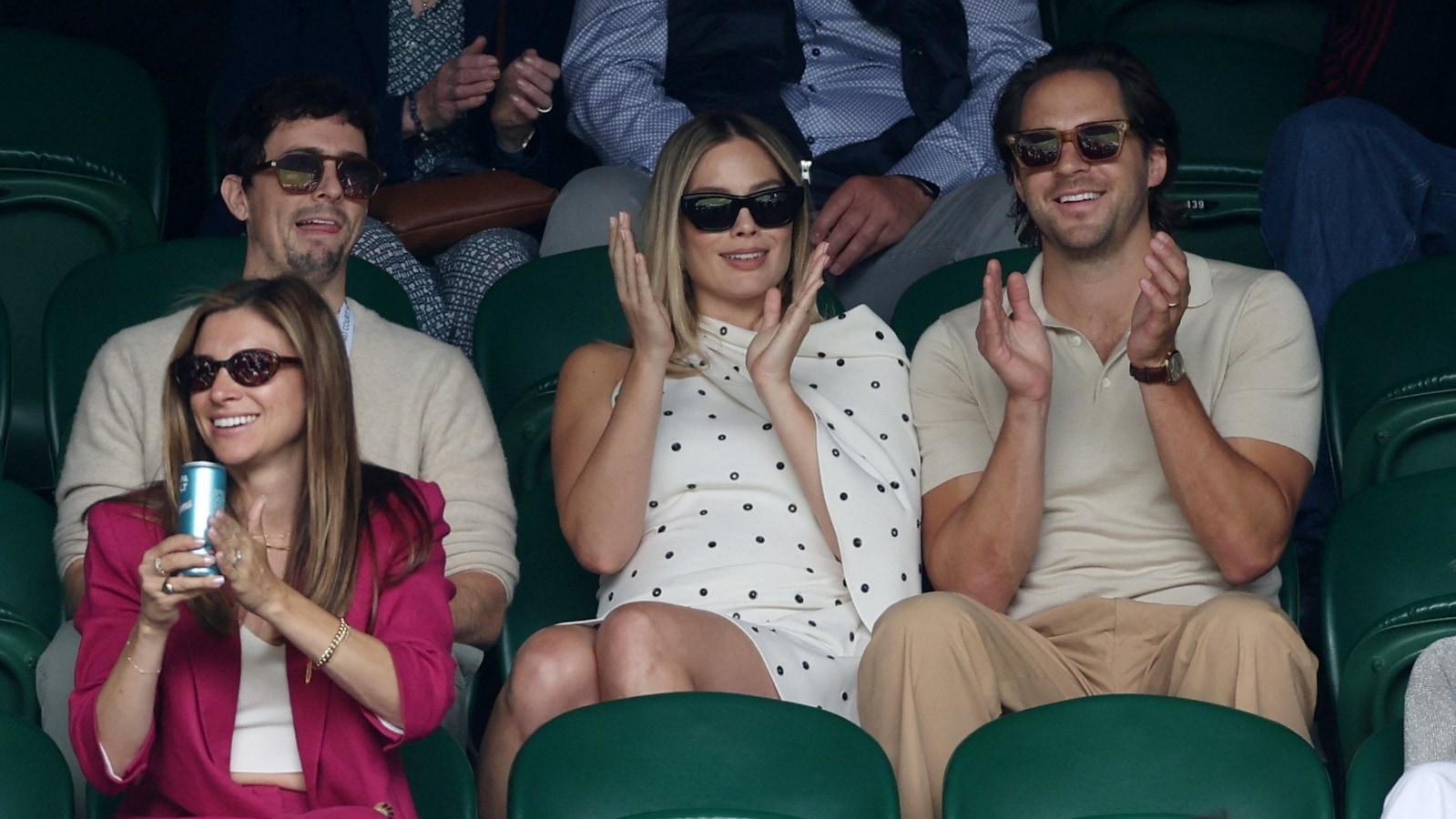 Grand slam glamour: Hollywood stars Margot Robbie, Hugh Grant, and Rami Malek serve up style at Wimbledon