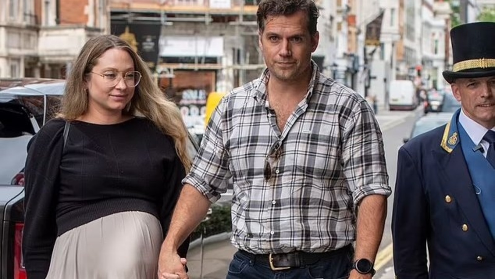 Henry Cavill, pregnant girlfriend Natalie Viscuso hold hands during walk in London. See pics