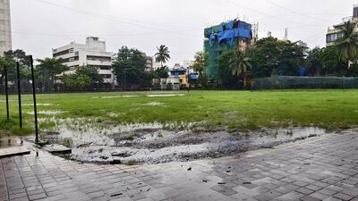 Mumbai, India. July 13, 2024. General Arun Kumar Vaidya Playground in Bandra West, Mumbai. July 13, 2024. (Photo by Raju Shinde/HT Photo) Mumbai, India. July 13, 2024. General Arun Kumar Vaidya Playground in Bandra West, Mumbai. July 13, 2024. (Photo by Raju Shinde/HT Photo)