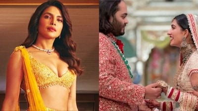 Priyanka Chopra shared her first post on Instagram after attending the Ambani event.
