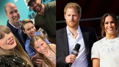 Travis Kelce spurned his chance to meet Prince Harry at the ESPY Awards. (Right Image: REUTERS/Caitlin Ochs/File Photo) Travis Kelce spurned his chance to meet Prince Harry at the ESPY Awards. (Right Image: REUTERS/Caitlin Ochs/File Photo)