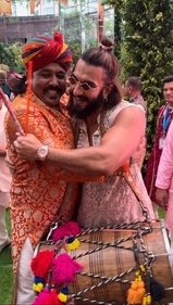 Mame with Ranveer. Mame with Ranveer.
