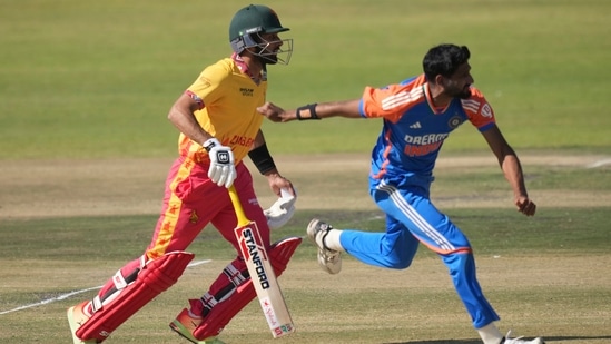 Khaleel Ahmed was the pick of the bowlers for India with his two wickets - which came in the final over of the innings.(AP)