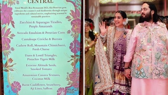 Central, named world's best restaurant, at Anant Ambani's wedding.