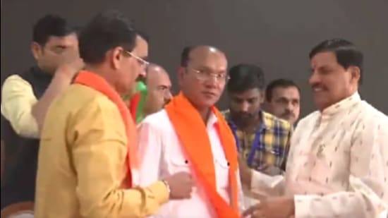 Kamlesh Shah had resigned from the membership of the assembly and joined BJP in March this year (Twitter Photo)