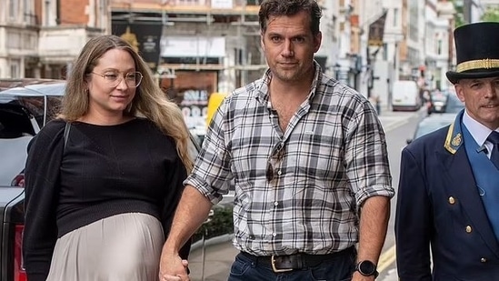 Henry Cavil spotted walking with pregnant girlfriend Natalie Viscuso