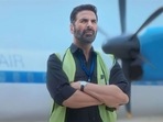 Akshay Kumar in a still from Sarfira. Akshay Kumar in a still from Sarfira.