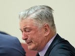 Alec Baldwin breaks down after the judge threw out the involuntary manslaughter case for the 2021 fatal shooting of cinematographer Halyna Hutchins during filming of the Western movie Rust(AP) Alec Baldwin breaks down after the judge threw out the involuntary manslaughter case for the 2021 fatal shooting of cinematographer Halyna Hutchins during filming of the Western movie Rust(AP)