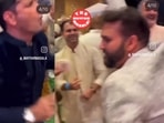 Anand Piramal dancing at Anant Ambani and Radhika Merchant's wedding. (Reddit/@BollyBlindsNGossip) Anand Piramal dancing at Anant Ambani and Radhika Merchant's wedding. (Reddit/@BollyBlindsNGossip)