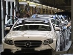 Mercedes-Benz India currently assembles its flagship electric luxury sedan EQS at its Chakan unit (Representational photo/AP)