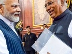 .Prime Minister Narendra Modi and Congress president Mallikarjun Kharge 