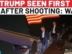TRUMP SEEN FIRST TIME AFTER SHOOTING: WATCH