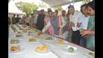 Haryana governor Bandaru Dattatreya distributed Mango Kesari and Mango Ratna awards to farmers on the concluding day of the 31st Mango Mela at Yadavindra Gardens, Pinjore. (HT Photo) Haryana governor Bandaru Dattatreya distributed Mango Kesari and Mango Ratna awards to farmers on the concluding day of the 31st Mango Mela at Yadavindra Gardens, Pinjore. (HT Photo)