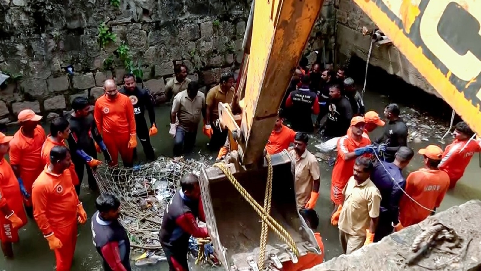 Kerala: Sanitation worker swept away in canal, rescue op completes 24 hours