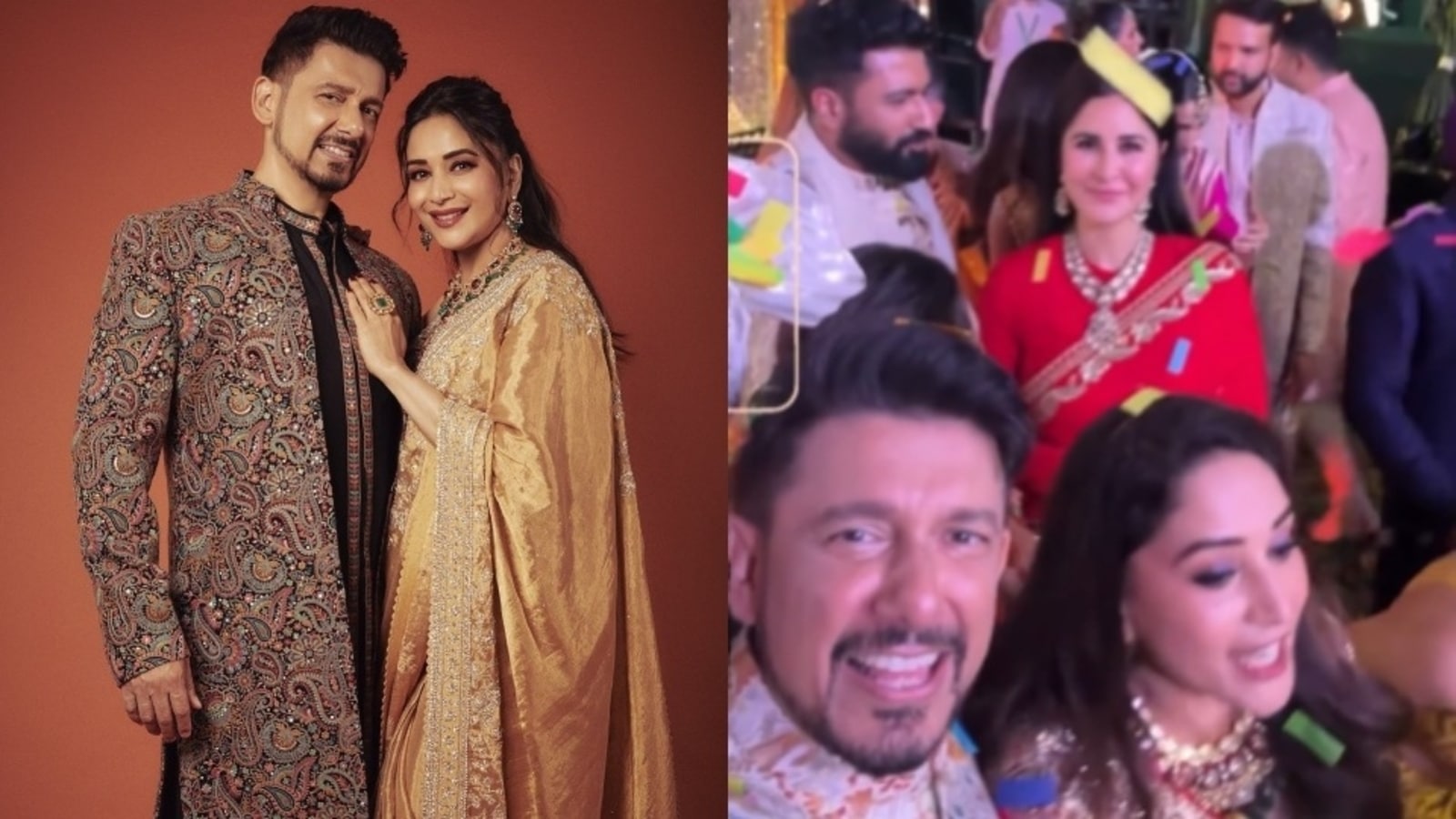 Madhuri Dixit’s husband Shriram Nene’s video from Ambani wedding shows he’s now a Bollywood buff. Watch | Bollywood