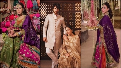 Controversy surrounds Sara Ali Khan's failure to credit designer for Ambani wedding ensemble (Instagram) Controversy surrounds Sara Ali Khan's failure to credit designer for Ambani wedding ensemble (Instagram)