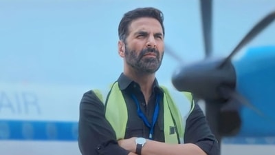Akshay Kumar in a still from Sarfira.