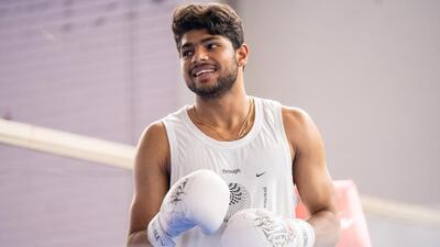 Boxer Nishant Dev will take part in 71kg category at Paris Olympics. (BFI) Boxer Nishant Dev will take part in 71kg category at Paris Olympics. (BFI)