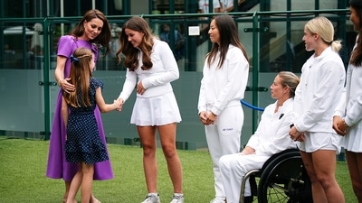 Kate revealed in March that she has cancer and was undergoing chemotherapy. Her lone public appearance since then was attending last month's birthday parade for King Charles III. Before that event, she released a statement saying she was “making good progress” but still had “good days and bad days.” (AP) Kate revealed in March that she has cancer and was undergoing chemotherapy. Her lone public appearance since then was attending last month's birthday parade for King Charles III. Before that event, she released a statement saying she was “making good progress” but still had “good days and bad days.” (AP)