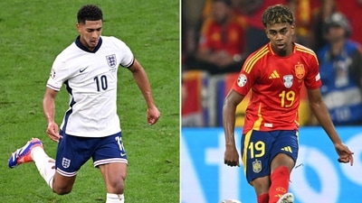 England face Spain in the UEFA Euro 2024 final. (AFP) England face Spain in the UEFA Euro 2024 final. (AFP)