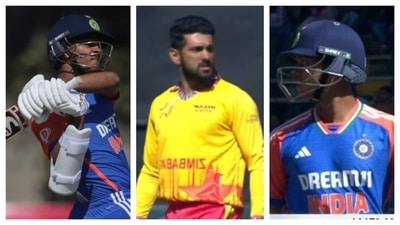 Yashasvi Jaiswal smashed a world record in the 5th T20I against Sikandar Raza's men (AP-Sony Sports)