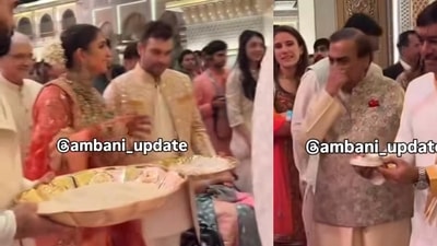 Anant Ambani, son of Mukesh Ambani (R), married Radhika Merchant (L) in Mumbai. (Instagram) Anant Ambani, son of Mukesh Ambani (R), married Radhika Merchant (L) in Mumbai. (Instagram)