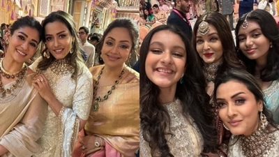 Namrata Shirodkar clicked selfies with Nayanthara, Jyotika and Aishwarya Rai. Namrata Shirodkar clicked selfies with Nayanthara, Jyotika and Aishwarya Rai.