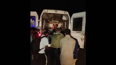 Onlookers immediately alerted the police, who arrived at the scene and determined Kaka had died on the spot. Lakhwinder was rushed to GMCH, Sector 32, Chandigarh, where he succumbed to his injuries. (HT Photo)