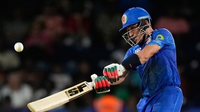 Afghanistan's Rahmanullah Gurbaz bats during the men's T20 World Cup cricket match between Afghanistan and Australia (PTI) Afghanistan's Rahmanullah Gurbaz bats during the men's T20 World Cup cricket match between Afghanistan and Australia (PTI)
