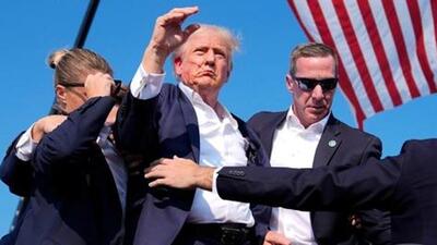 Republican presidential candidate and former President Donald Trump was shot at during a campaign rally in Pennsylvania on Sunday (AP Photo) Republican presidential candidate and former President Donald Trump was shot at during a campaign rally in Pennsylvania on Sunday (AP Photo)