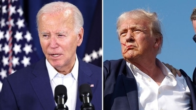 Joe Biden calls attack on Donald Trump ‘sick' (REUTERS/Tom Brenner, photo by Anna Moneymaker / GETTY IMAGES NORTH AMERICA / Getty Images via AFP) Joe Biden calls attack on Donald Trump ‘sick' (REUTERS/Tom Brenner, photo by Anna Moneymaker / GETTY IMAGES NORTH AMERICA / Getty Images via AFP)