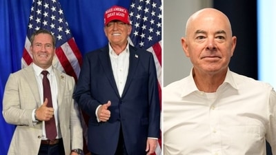 Mike Waltz alleges Alejandro Mayorkas ‘denied’ extra protection for Donald Trump (michaelgwaltz/Instagram, AP Photo/Evan Vucci)