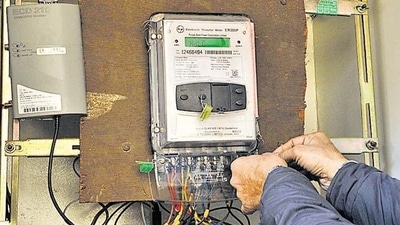 The Bharatiya Janata Party on Sunday lashed out at Delhi's ruling Aam Aadmi Party government after electricity bills of domestic consumers in Delhi soared by 6-8 per cent due to the revision of the power purchase adjustment charge (PPAC) by discoms. (File photo) The Bharatiya Janata Party on Sunday lashed out at Delhi's ruling Aam Aadmi Party government after electricity bills of domestic consumers in Delhi soared by 6-8 per cent due to the revision of the power purchase adjustment charge (PPAC) by discoms. (File photo)