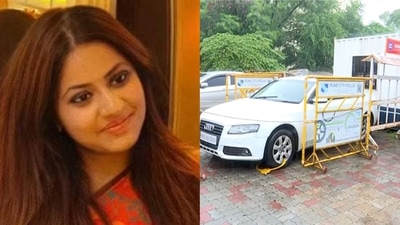 The luxury car used by controversial probationary IAS officer Pooja Khedkar was confiscated by Pune police on Sunday. The luxury car used by controversial probationary IAS officer Pooja Khedkar was confiscated by Pune police on Sunday.
