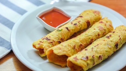 Lauki chilla is a savoury Indian pancake made with bottle gourd, gram flour, and spices. (Pinterest) Lauki chilla is a savoury Indian pancake made with bottle gourd, gram flour, and spices. (Pinterest)