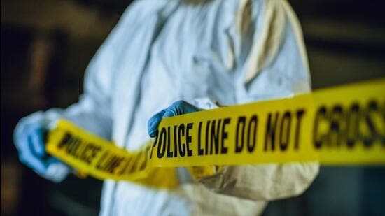 Police line tape. Crime scene investigation. Forensic science. (Getty Images)