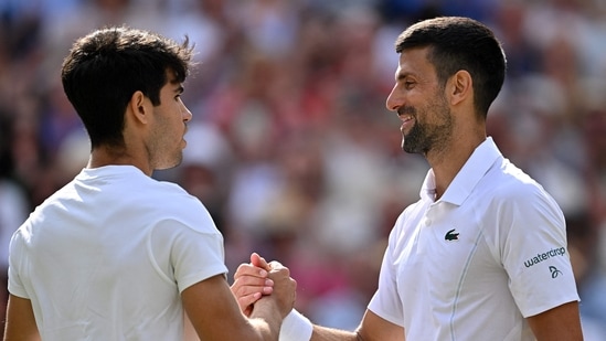 'You're just 21. Incredible': Novak Djokovic hails 'deserved winner' Carlos Alcaraz after tough loss in Wimbledon final